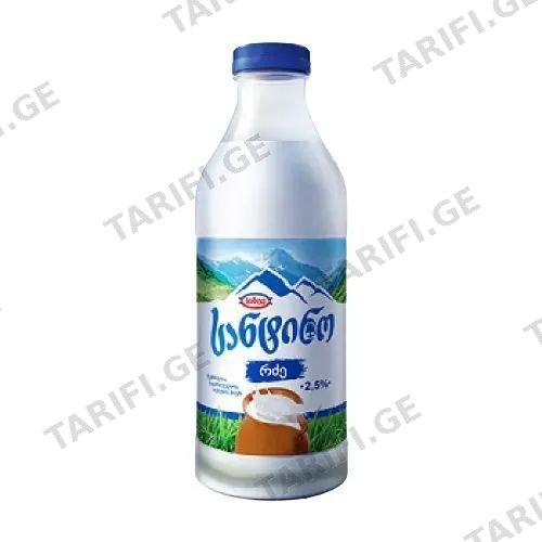 რძე სანტინო 2.5% 950 გ
