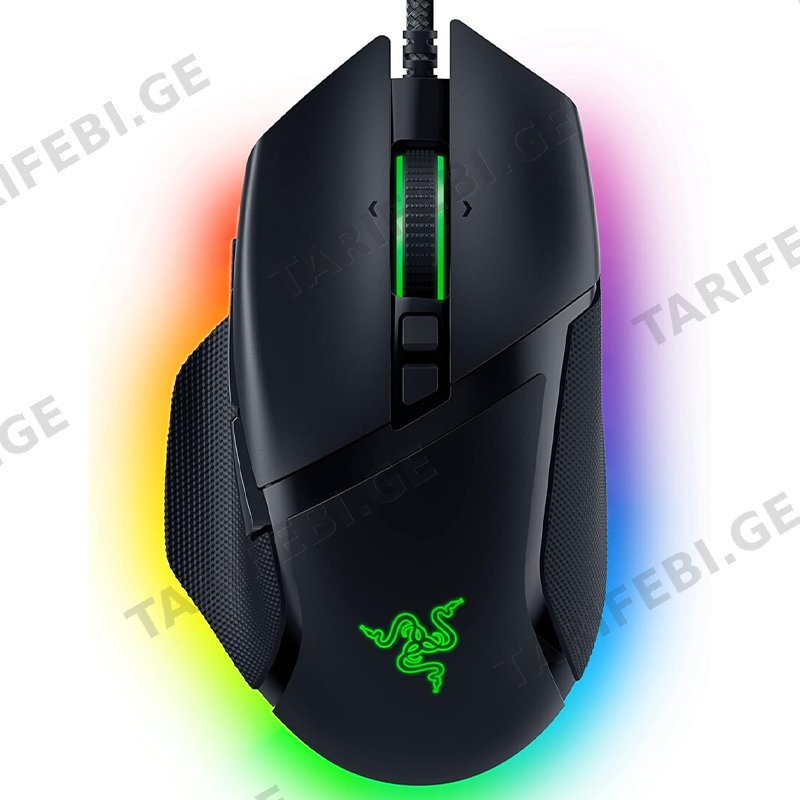 გეიმინგ მაუსი RAZER BASILISK V3 BLACK სადენიანი