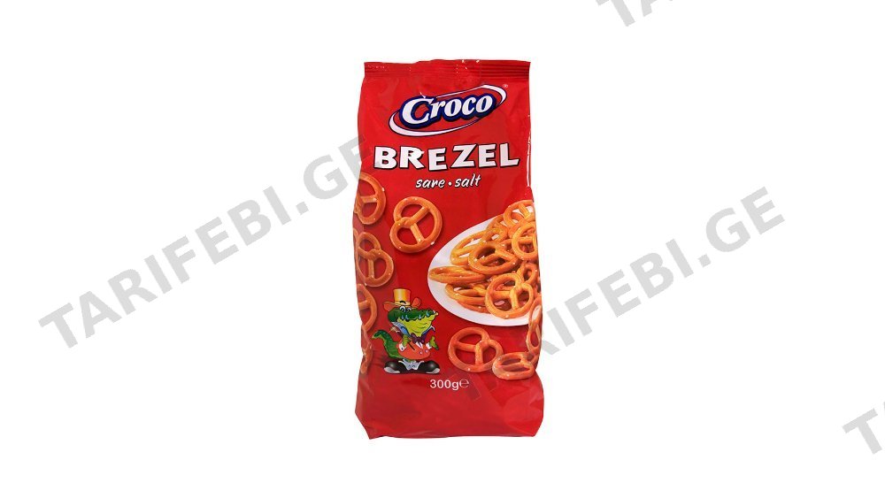 Croco მარილიანი ბრეზელი 300გრ
