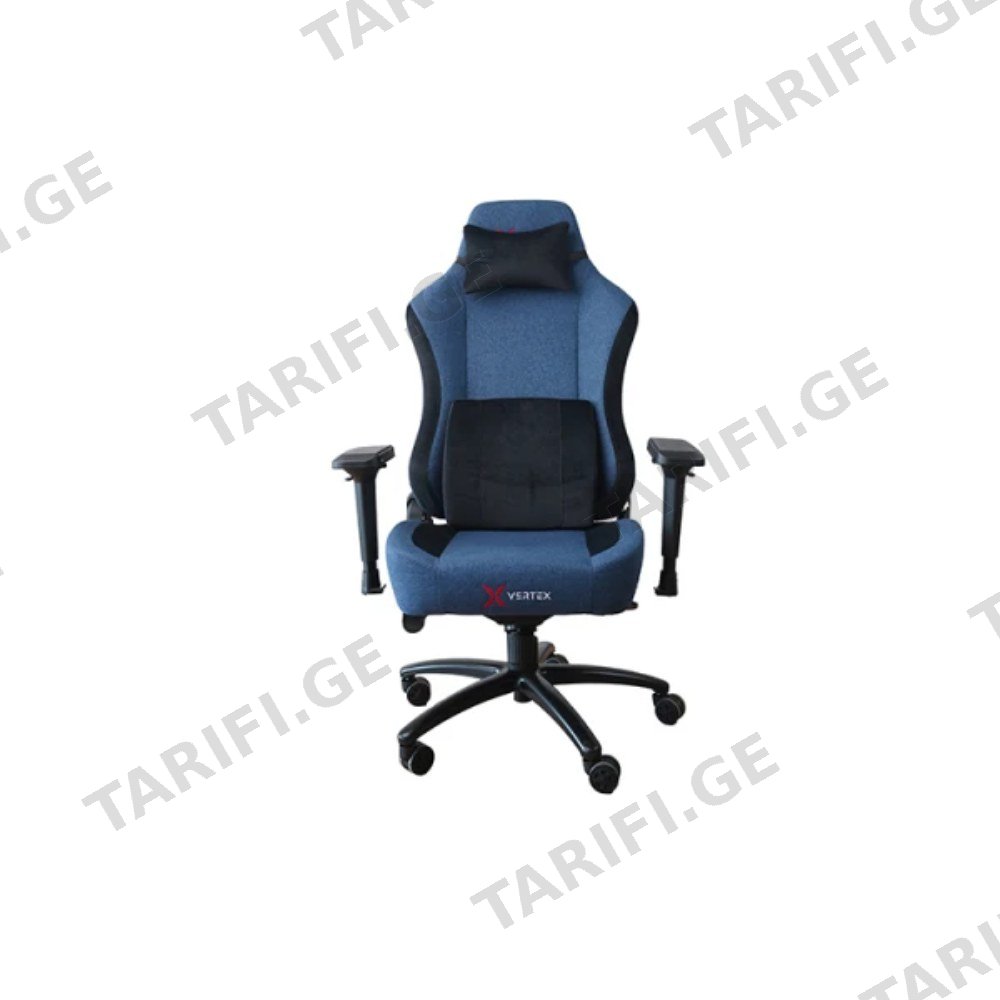 გეიმერული სავარძელი Vertex Nebula Gaming Chair Blue Fabric