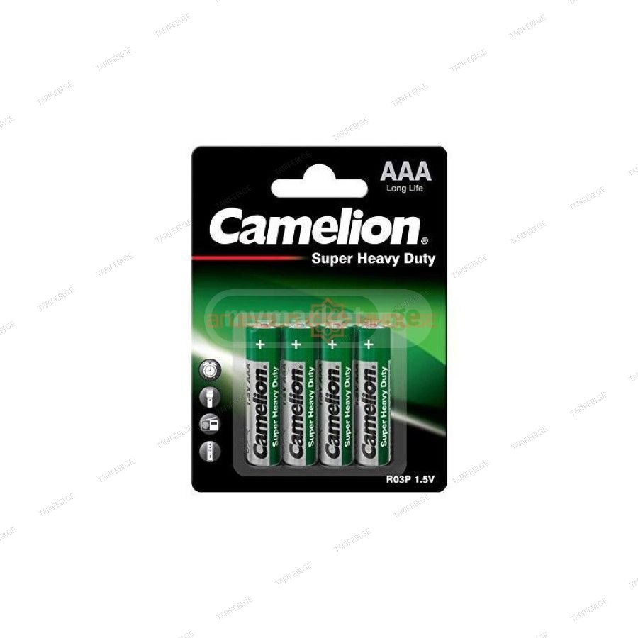 ელემენტი 1070 Camelion Super HD ლურჯი AAA 4ც შეკრა R03P-BP4B