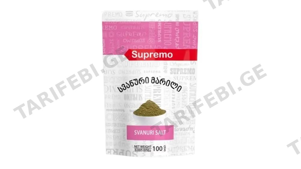 სუნელი სვანური მარილი სუპრემო 100გრ