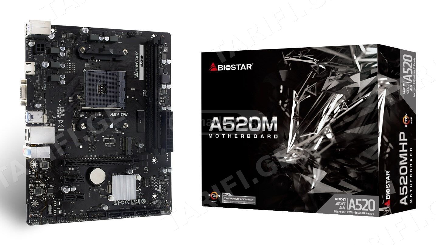 Biostar A520MHP AMD AM4 + Ryzen 7 5700