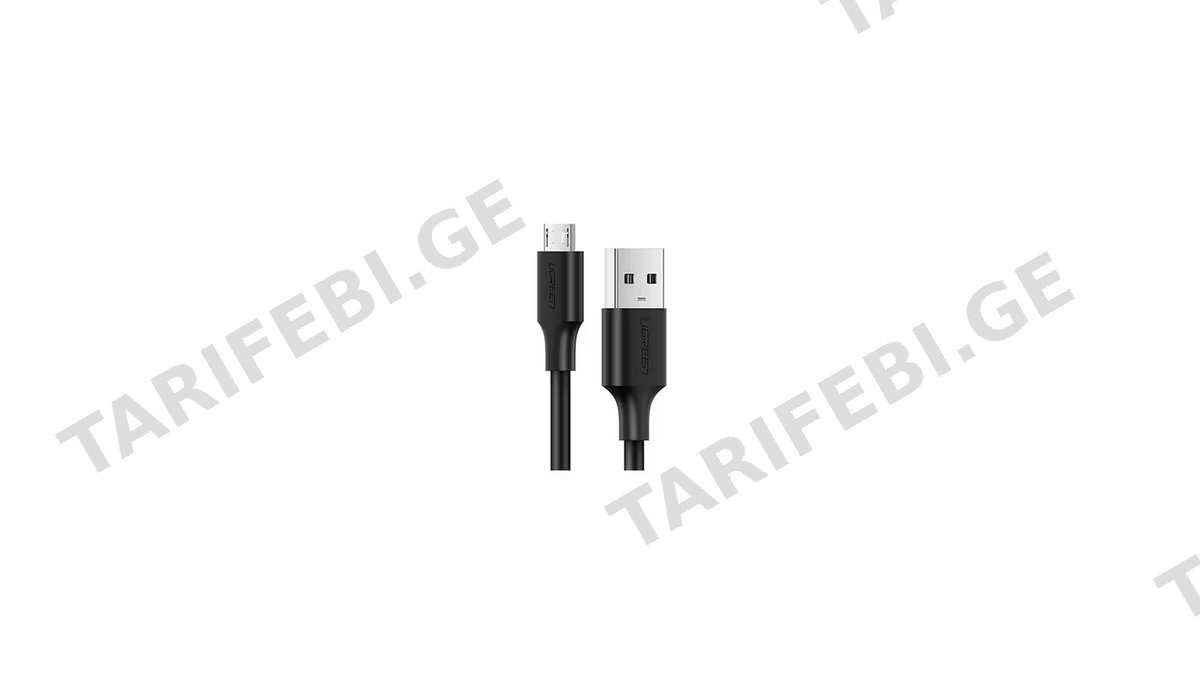 UGREEN US289 2.0 A MICRO USB 1მ