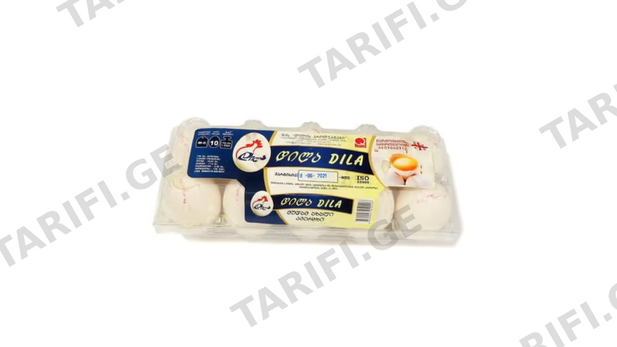 დილა კვერცხი 10 ც