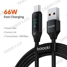 TOOCKI TXCT-XY01 USB-A To USB-C Cable კაბელი