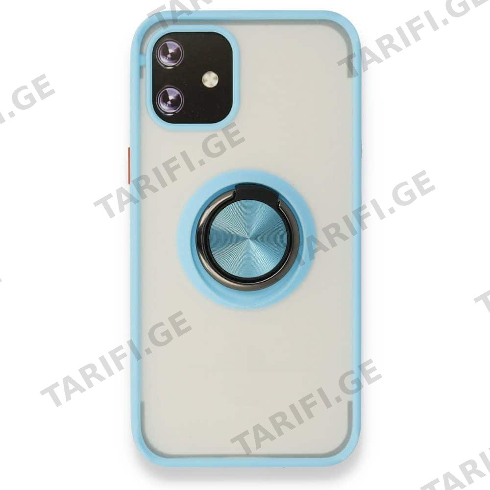 iPhone 12 Mini Montreal Ring სილიკონის ქეისი ბეჭდით