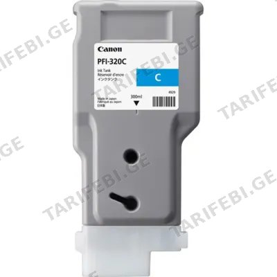 კარტრიჯი CANON ORIGINAL CARTRIDGE PFI-320 CYAN INK (300 ML) FOR IMAGE PROGRAF TM-200, TM-205, TM-300, TM-305 (2891C001AA)