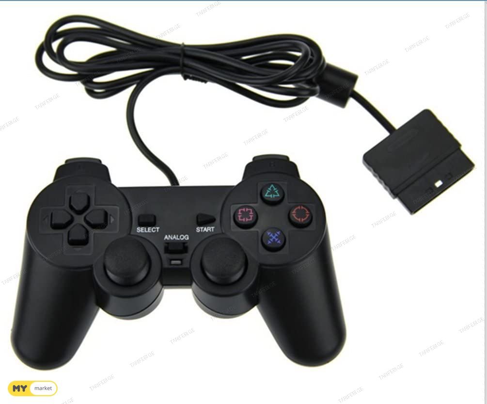 PS2 Wired Game Controller Joystick for Sony Playstation 2