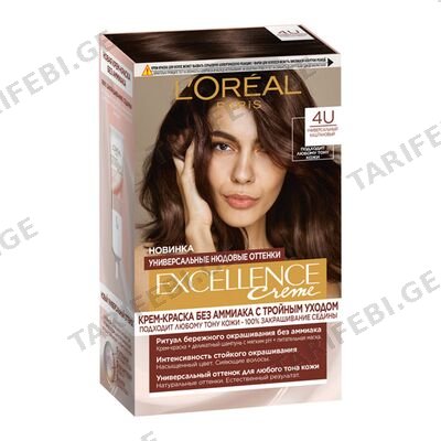 ლორეალი-თმის საღებავი Excellence 4U