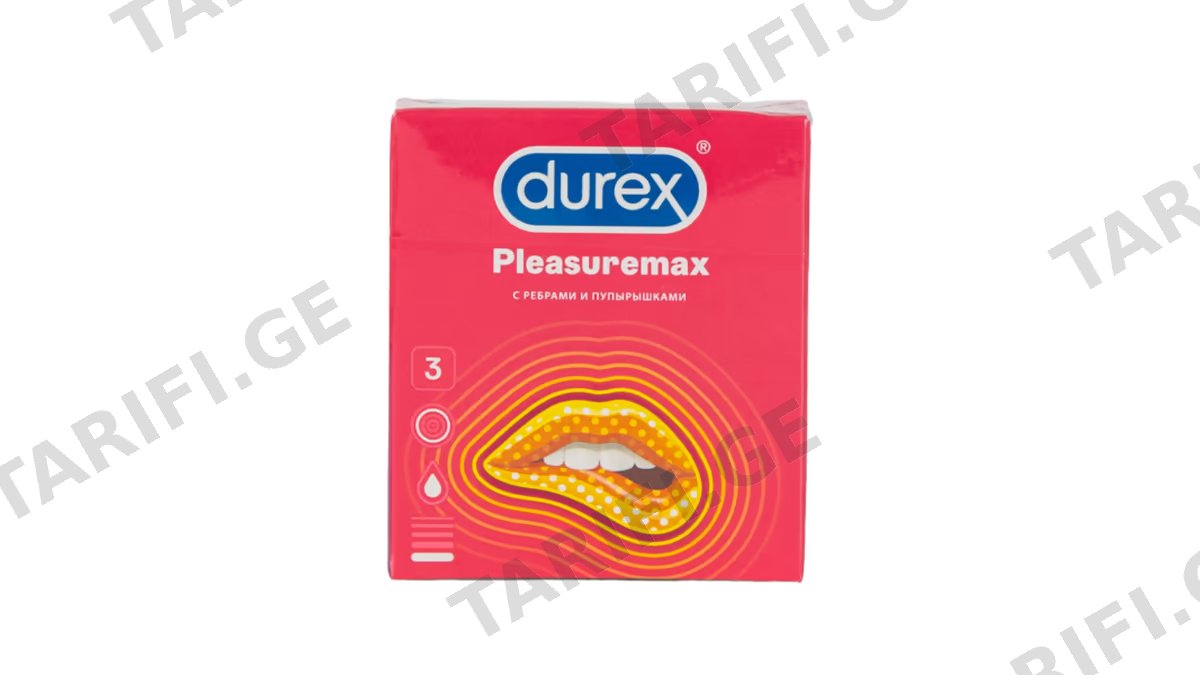 პრეზერვატივი /დურექსი/ Pleasuremax N3