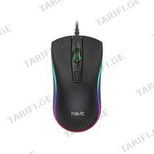 Havit Gaming Mouse HV-MS72 Black სადენიანი მაუსი