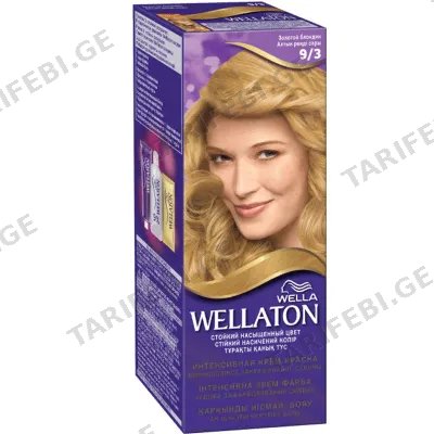 თმის საღებავი WELLATON 9/3 GOLDEN BLONDE
