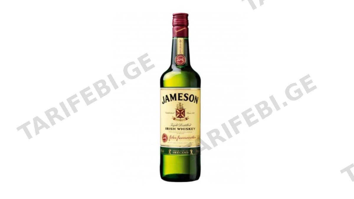 John Jameson ვისკი 40% 0.5ლ