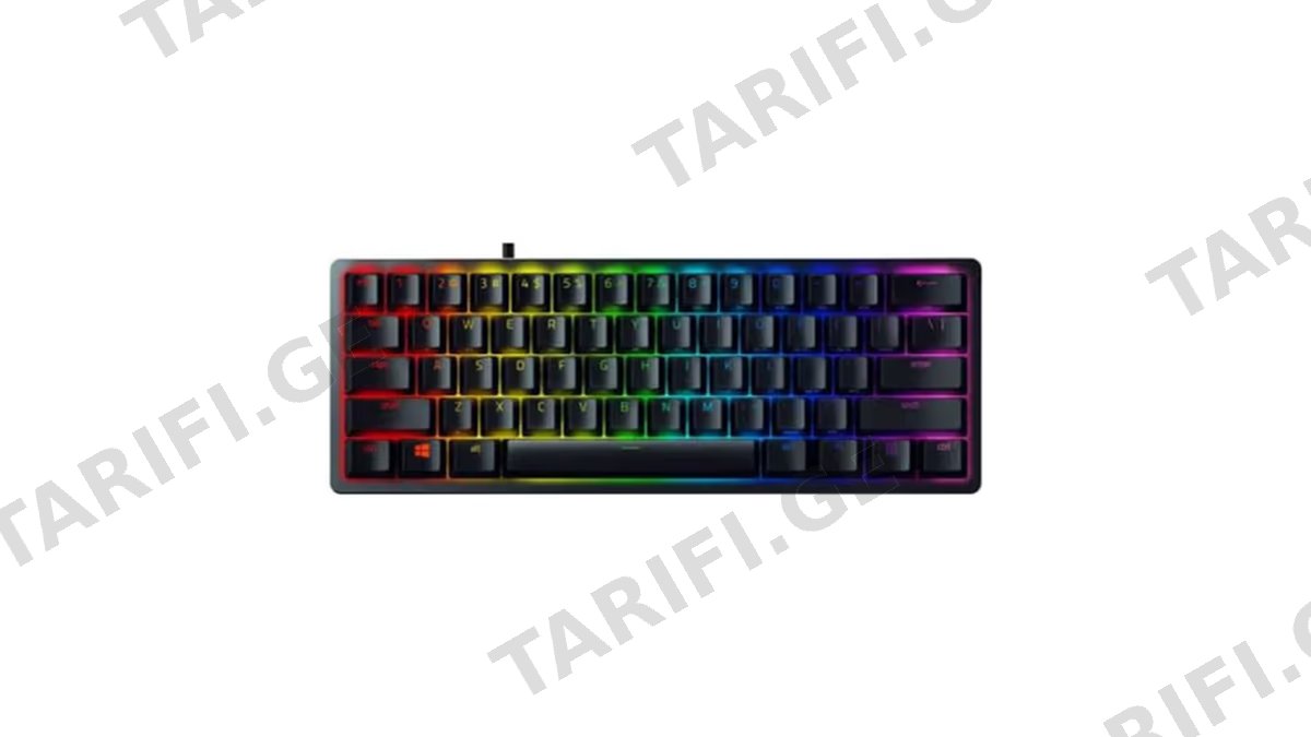 Razer Gaming Keyboard Huntsman Mini RGB 61key Purple Switch