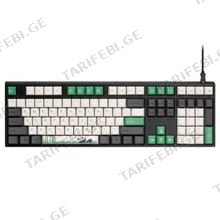 VARMILO VEM108 PANDA R2 EC V2 ROSE UA სადენიანი მექანიკური კლავიატურა