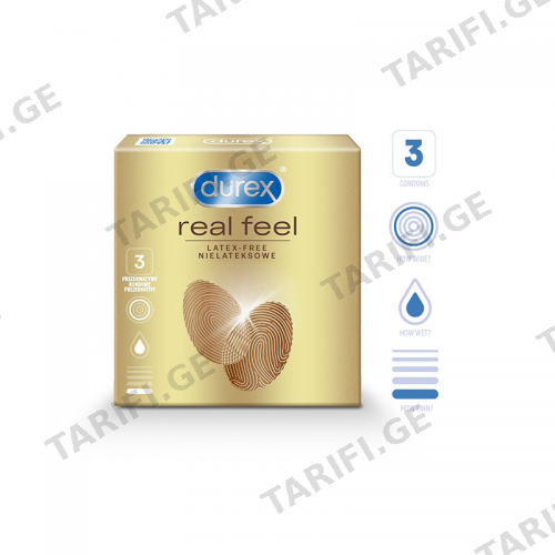 დურექსი პრეზერვატივი Real Feel N3_129338