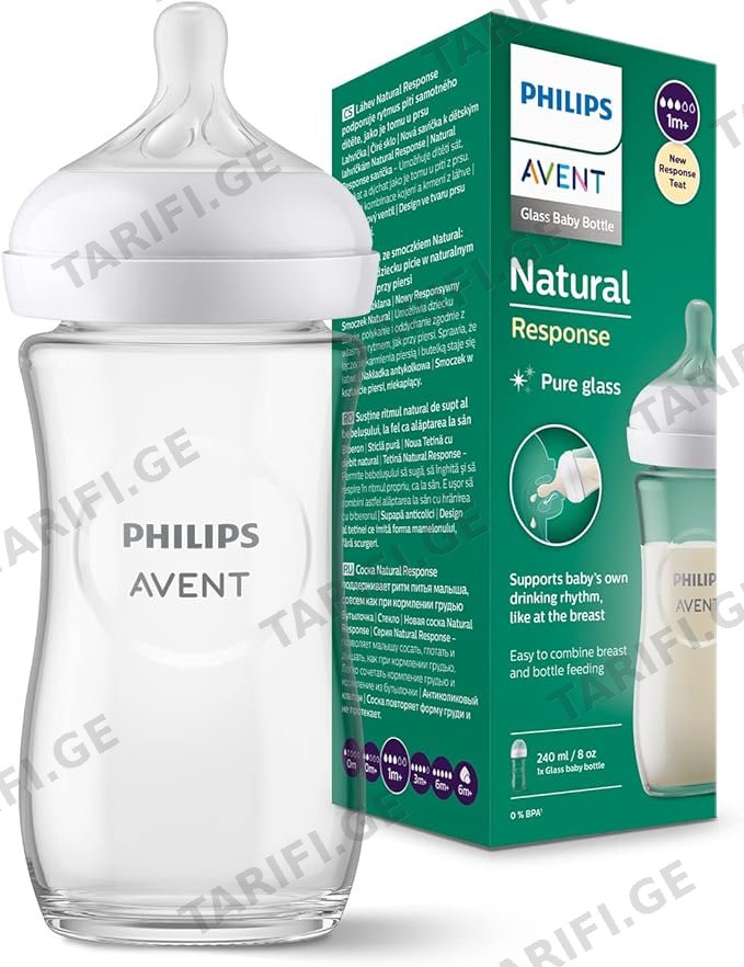 ბოთლი შუშის Avent "Natural Response", 240მლ SCY933/01