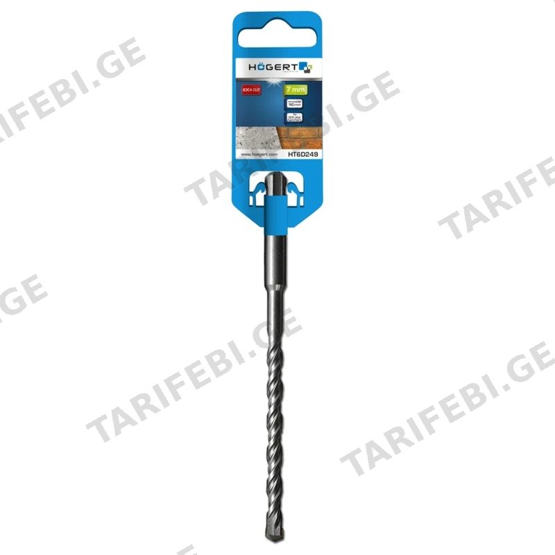 ბეტონის ბურღი SDS+ HOGERT HT6D247 24 X 460 მმ
