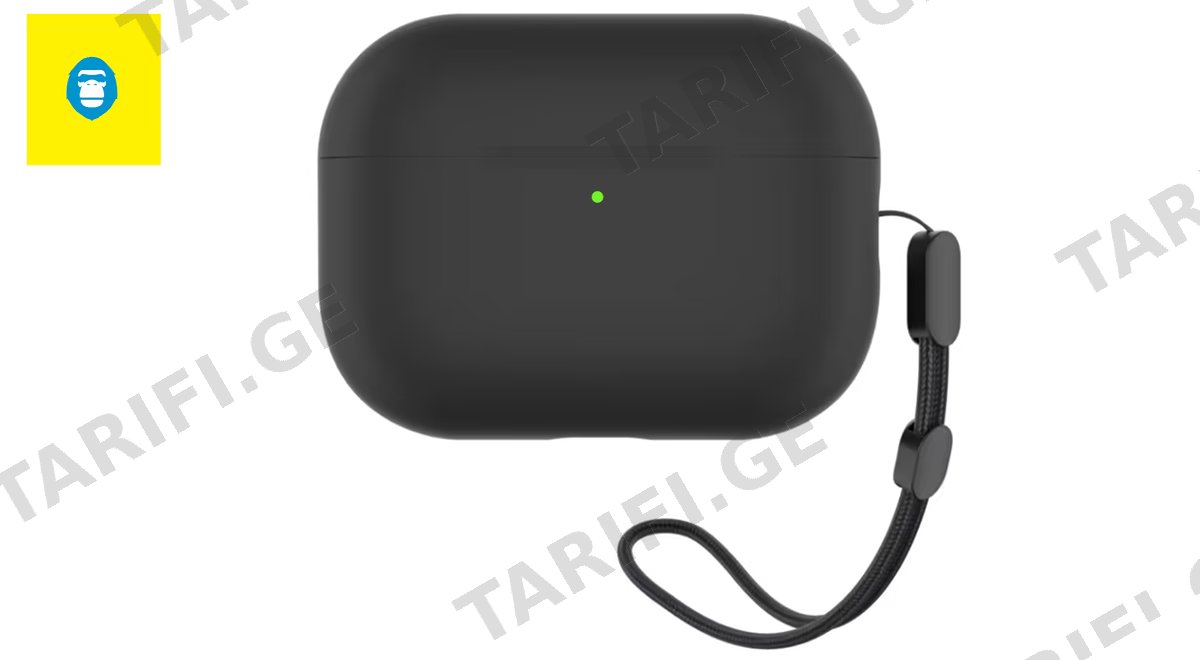 AirPods Pro 2nd Gen Silicone Case - Black