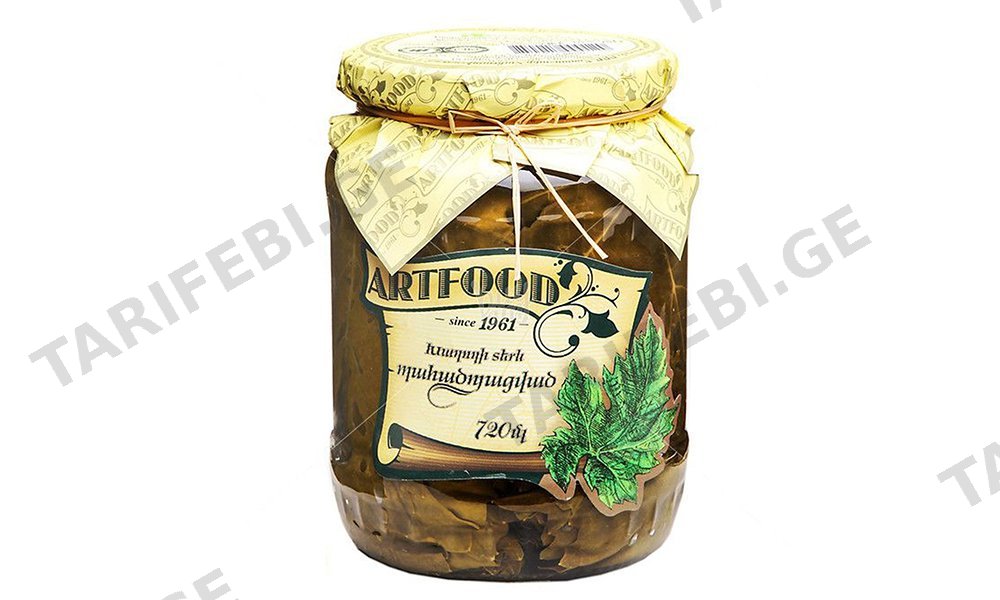 ვაზის ფოთოლი 720მლ/660გრ