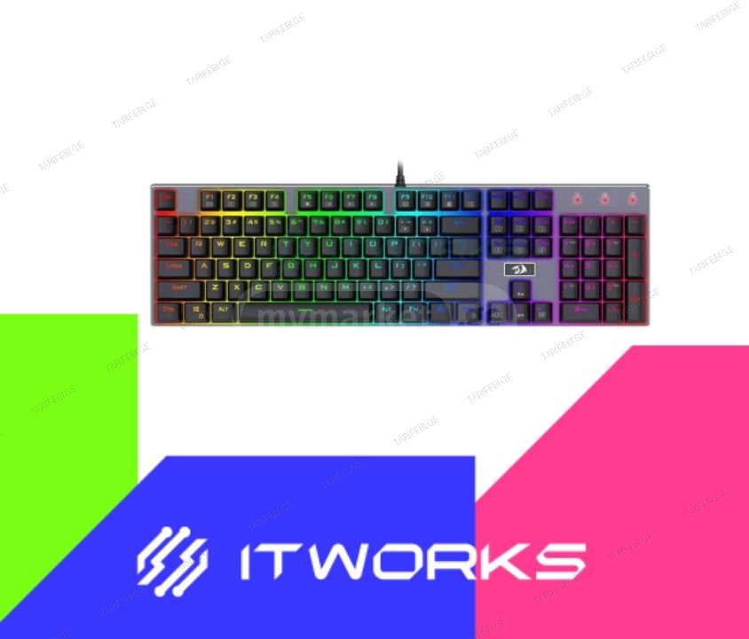 იყიდება Redragon DEVARAJAS K556 RGB Mechanical Keyboard (Bro