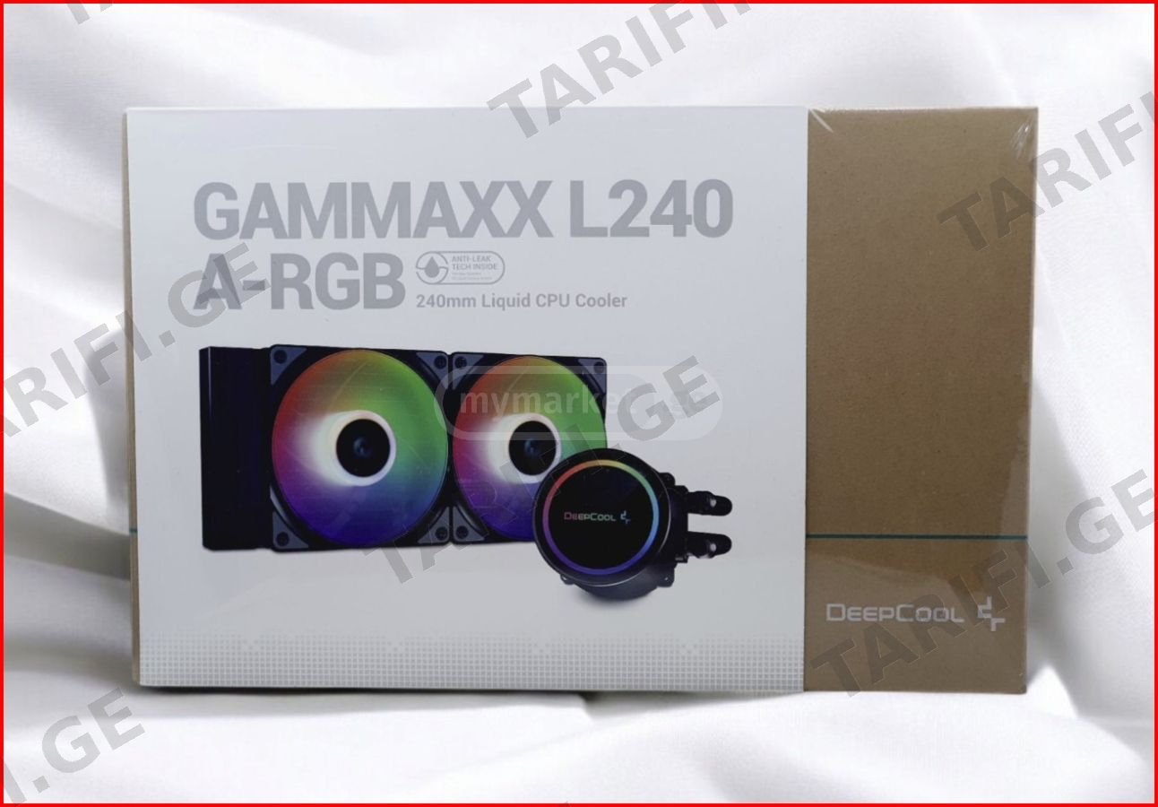 ♨️ DEEPCOOL GAMMAXX L240 A‑RGB ახალი გარანტიით