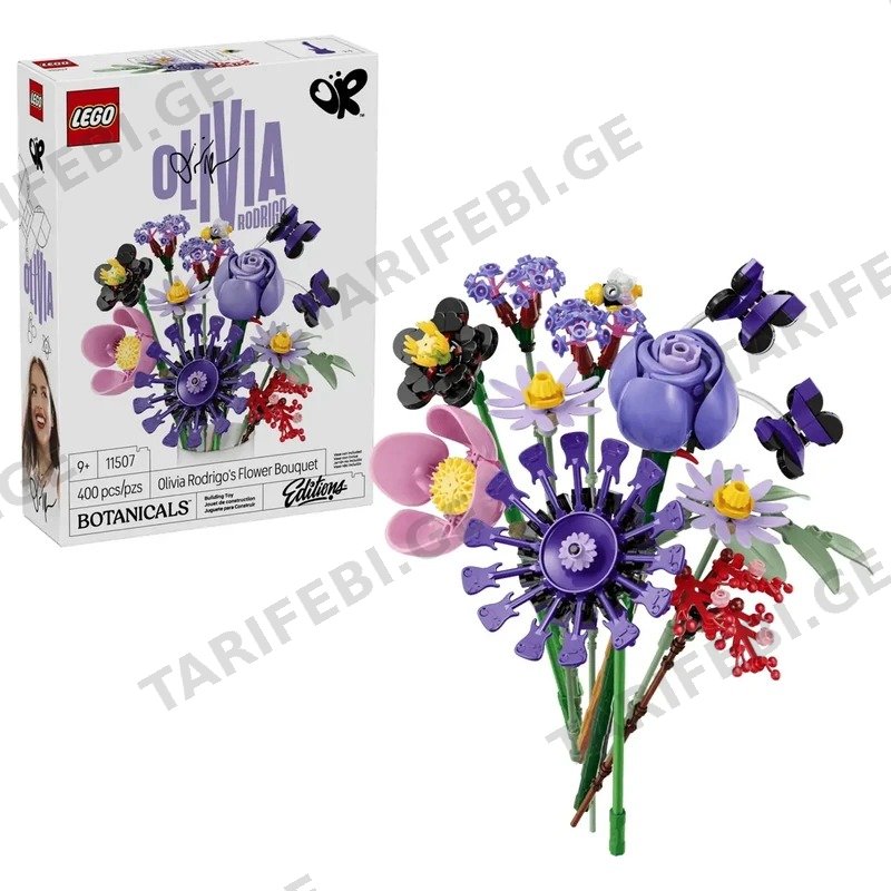 კონსტრუქტორი LEGO OLIVIA RODRIGO'S FLOWER BOUQUET 11507 (400 ნაწილი)