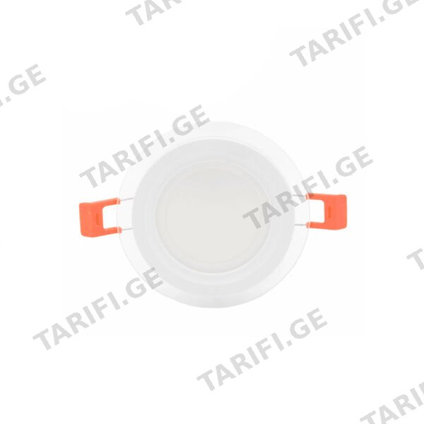LED პანელური სანათი მრგვალი 6w 6500K