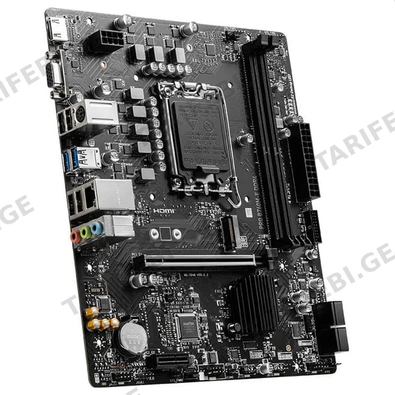 დედადაფა MSI PRO B760M-E INTEL B760 LGA1700 MATX