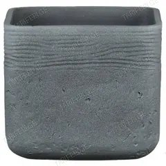 კერამიკული ქოთანი ყვავილებისთვის Scheurich 989/20 DARK STONE