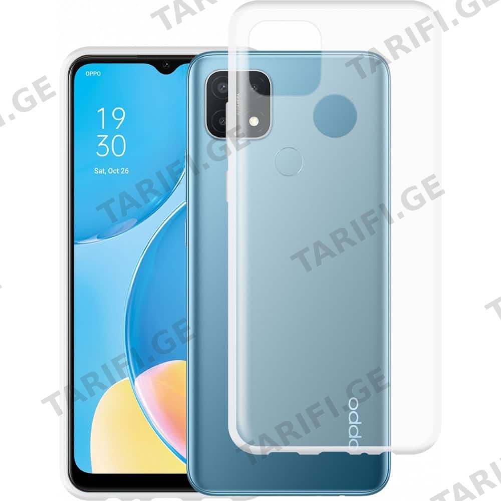 Oppo A15 Lux Clear Case გამჭვირვალე სილიკონის ქეისი