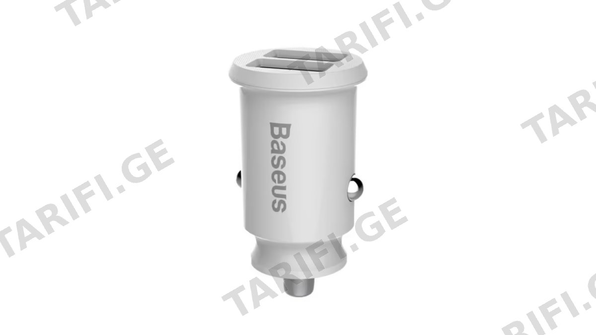 Baseus Grain Car Charger Dual USB 5V 3.1A CCALL-ML02