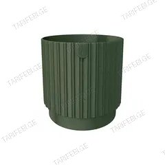 ქოთანი ყვავილის FORM PLASTIC Mika Cyli Petit 18 Eco Wood malachite green