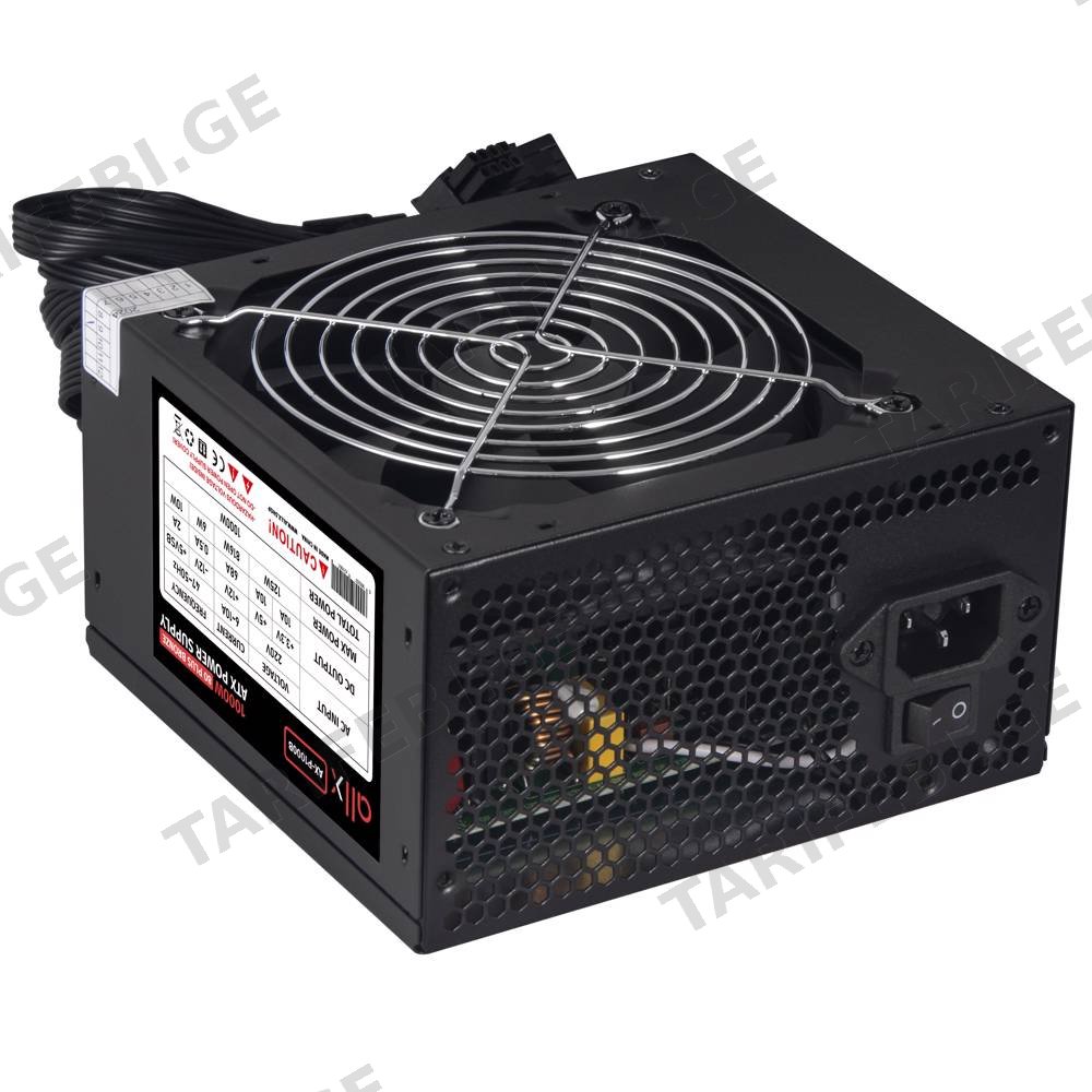 კვების ბლოკი ALLX AX-P1000B, 1000W, 80 Plus Bronze, Power Supply, Black