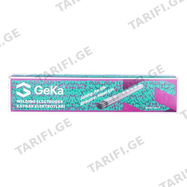 შედუღების ელექტროდის პაკეტი 100 ც 3.20X350 მმ GEKA