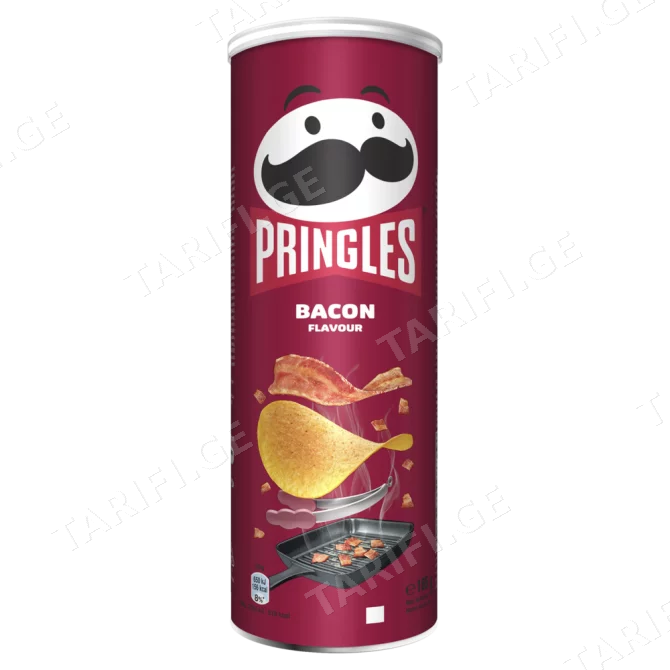 "PRINGLES"- ჩიფსი ბეკონი 165გ