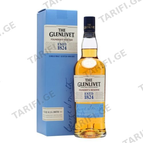 Glenlivet Founders Reserve 0,7 L 40 % - ვისკი გლენ ლივეტი ფაუნდერს რეზერვი
