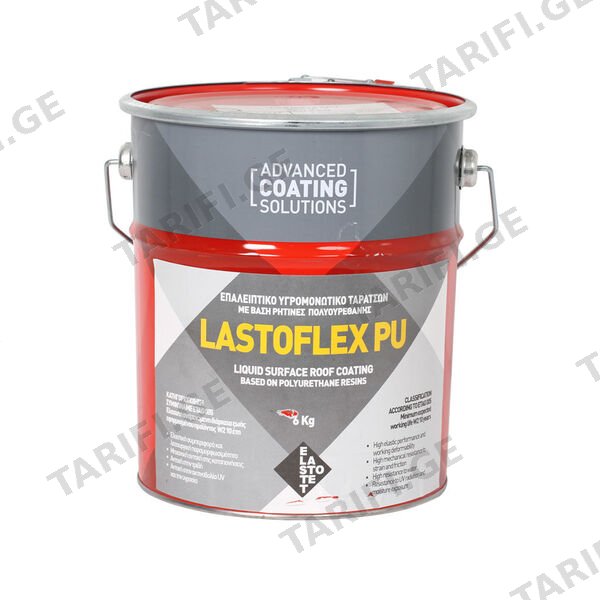 საიზოლაციო მასალა LASTOFLEX PU WHITE CAN 6KG
