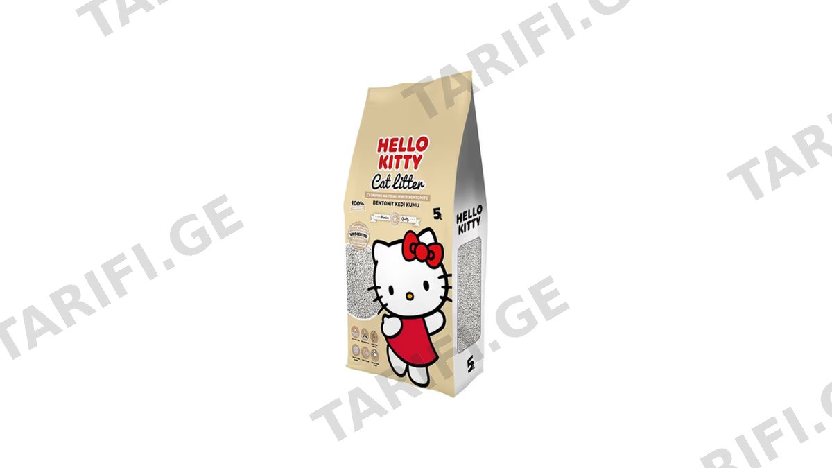 HELLO KITTY კატის ქვიშა-5ლ