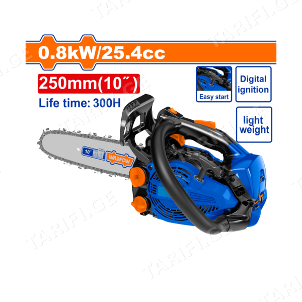 ბენზოჯაჭვური ხერხი 0.8kW (WGC1525) WADFOW