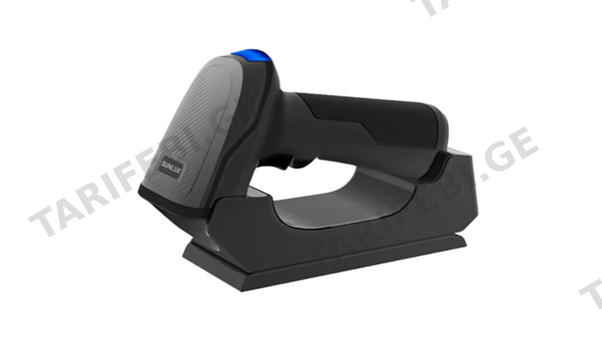 ბარკოდის სკანერი Sunlux XL-9621C, 2D, Bluetooth, USB, USB-VCP, Barcode Scanner, Black