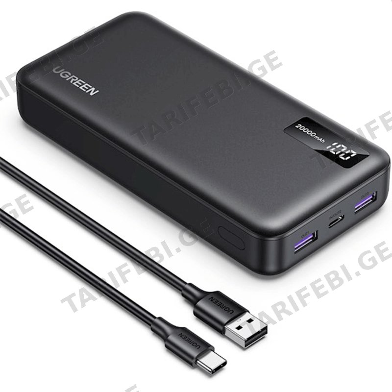 პორტატული დამტენი UGREEN PB312 (20000MAH)