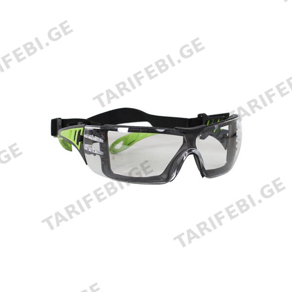 92218 SR-MM გამჭვირვალე დამცავი სათვალე, მრავალფუნქციური