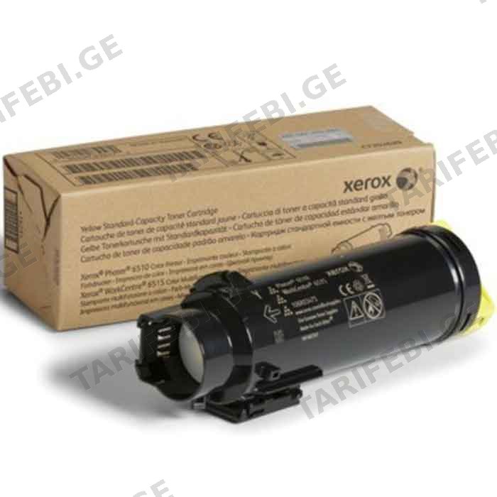 ტონერი XEROX CARTRIDGE/ORIGINAL 106R03487 TONER CARTRIDGE YELLOW WC 6510/6515 (2400 PAGES)