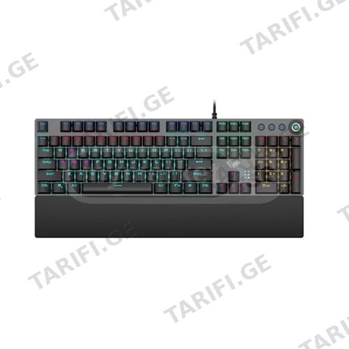 მექანიკური კლავიატურა - Aula F2058 Blue switch Black