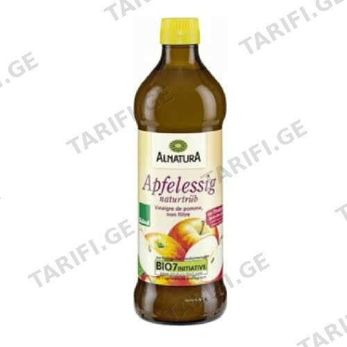 ორგანული ვაშლის ძმარი /Alnatura/500 მლ