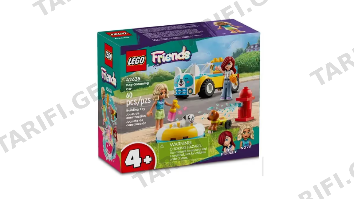 ასაწყობი კონსტრუქცია Lego 42635 Friends Dog-Grooming car, Prefabricated Construction