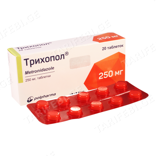 ტრიხოპოლი ტაბლეტი 250მგ #20