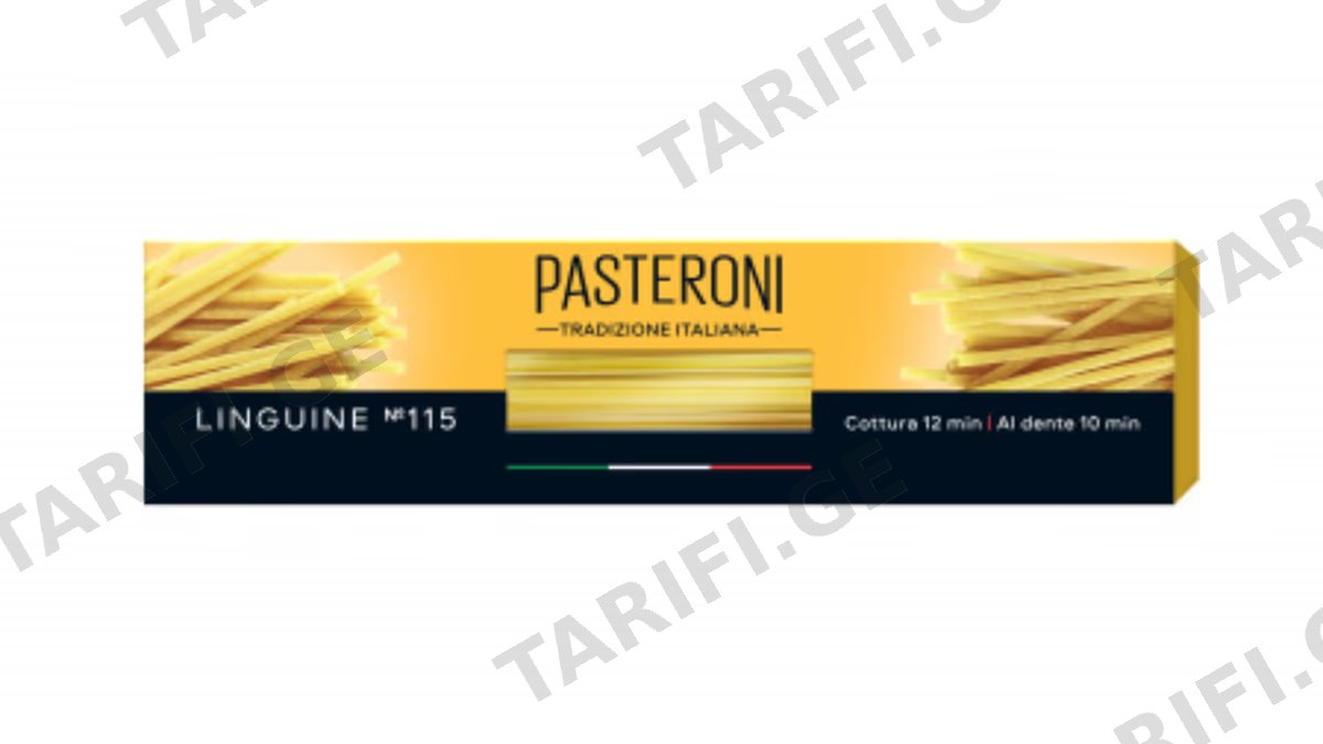 ლინგვინი-ლაფშა #115 "PASTERONI" 400გრ (20)